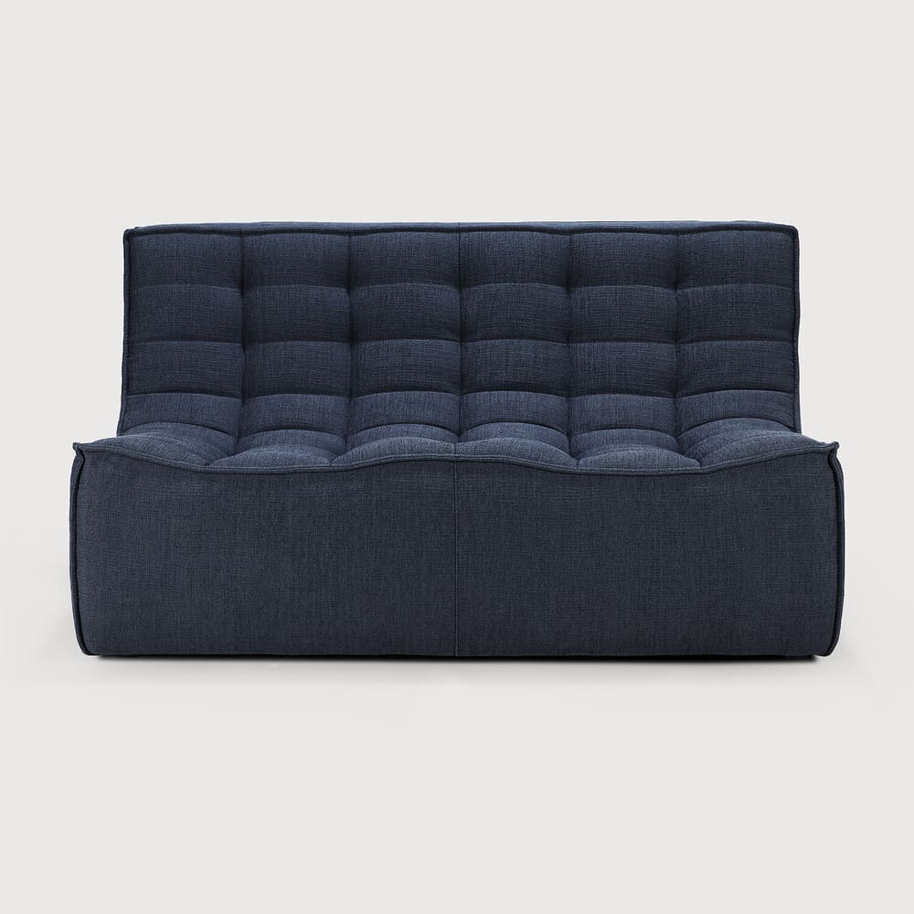 Canapé 2 places N701, très confortable, au design moderne, associé aux canapés N701 permet de composer le canapé de votre choix , en tissu Graphite