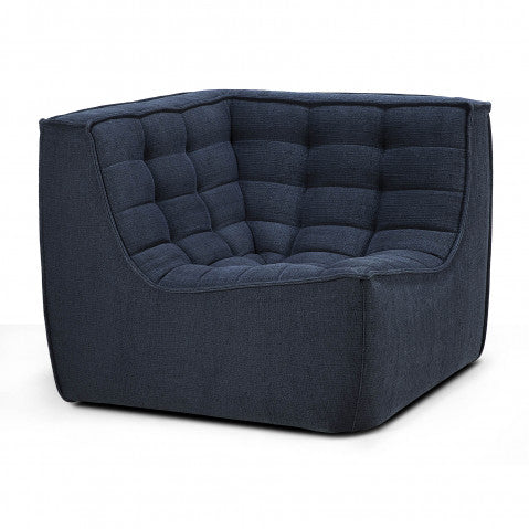 fauteuil d'angle N701, très confortable, au design moderne, associé aux canapés N701 permet de composer le canapé d'angle de votre choix , en tissu graphite