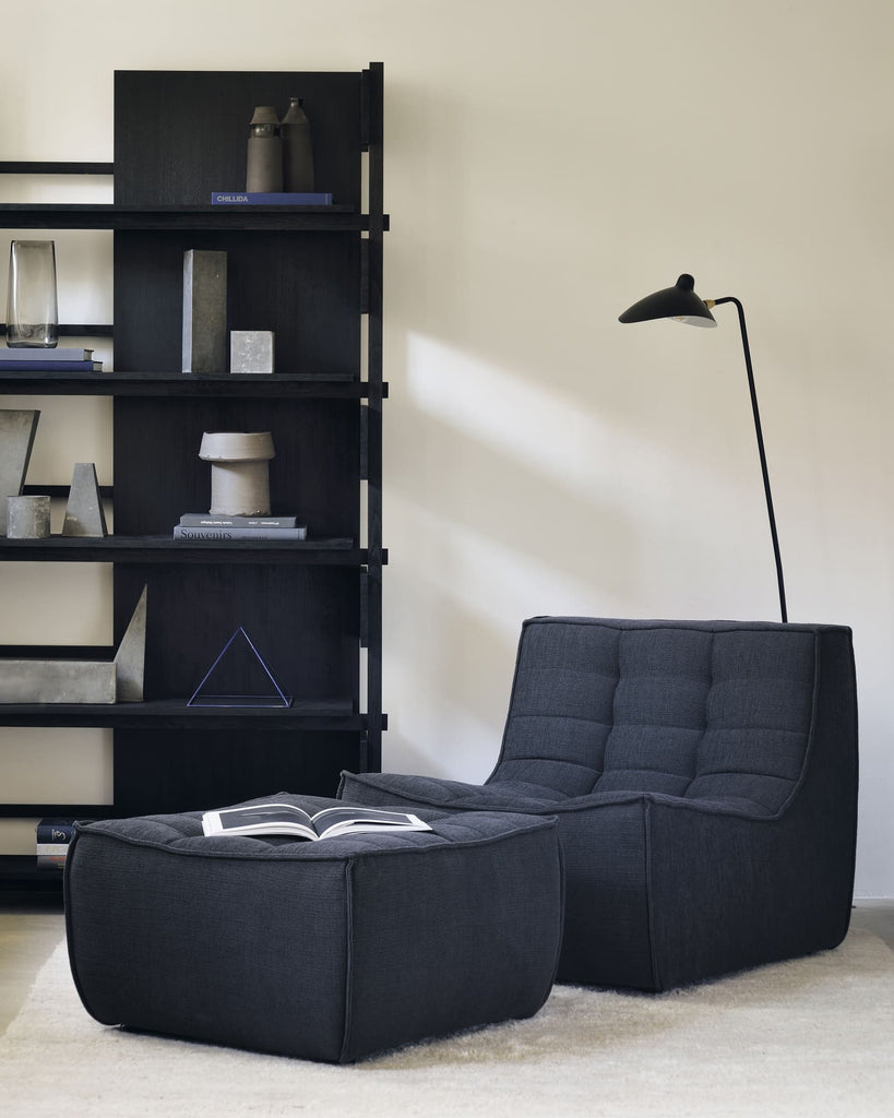  Fauteuil N701, très confortable, au design moderne, associé aux canapés N701 permet de composer le canapé de votre choix , en tissu Graphite