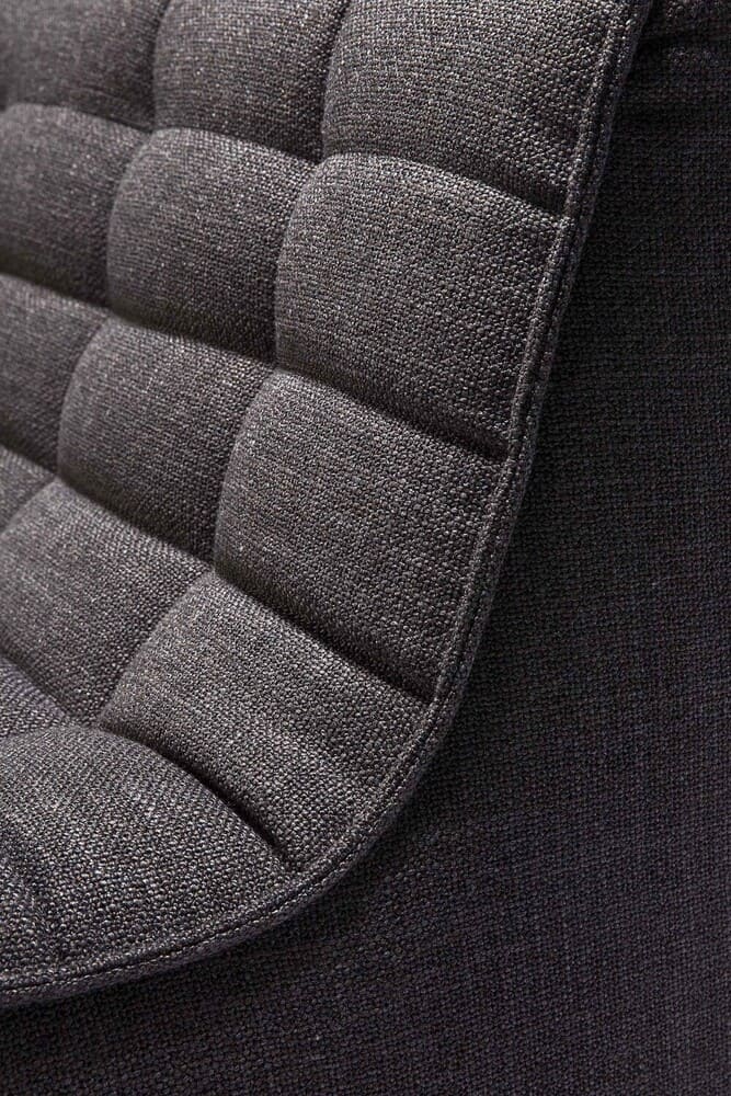  Fauteuil N701, très confortable, au design moderne, associé aux canapés N701 permet de composer le canapé de votre choix , en tissu Gris.