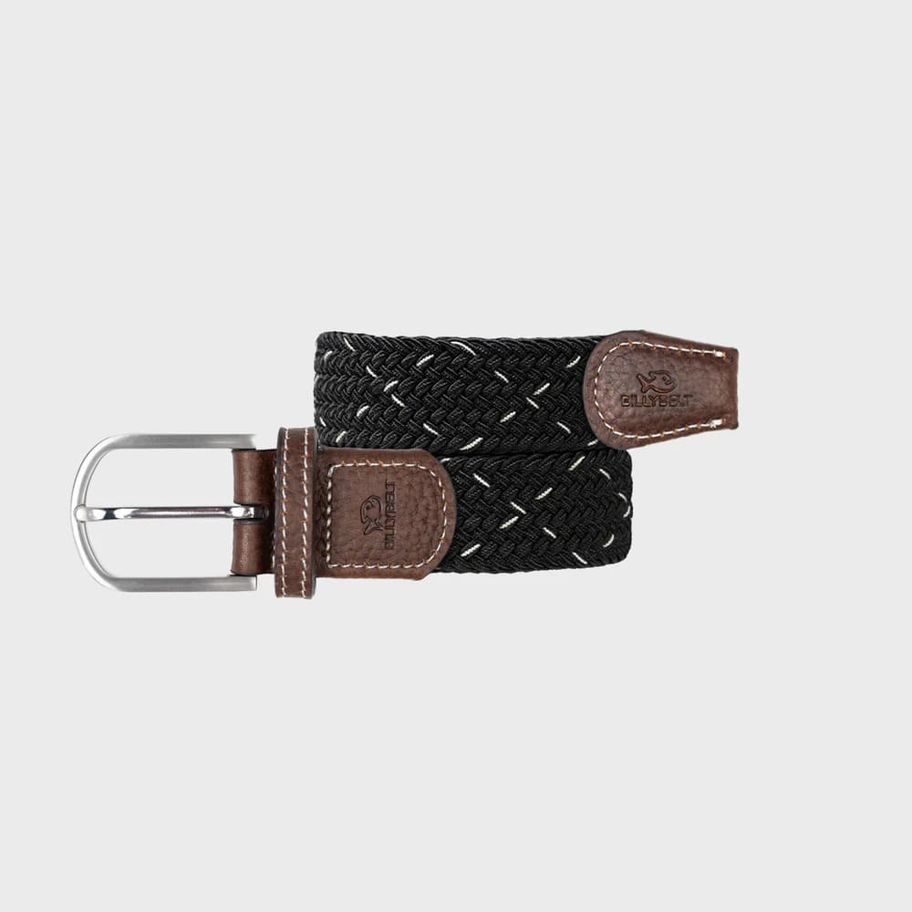 Ceinture tressée en cuir de la marque Billy Belt, très élégante, selon votre humeur du moment. Coloris Kiruna.