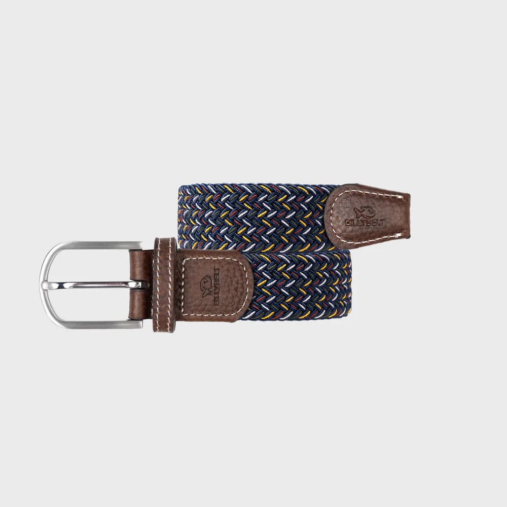 Ceinture tressée en cuir de la marque Billy Belt, très élégante, selon votre humeur du moment. Coloris Sandefjord.