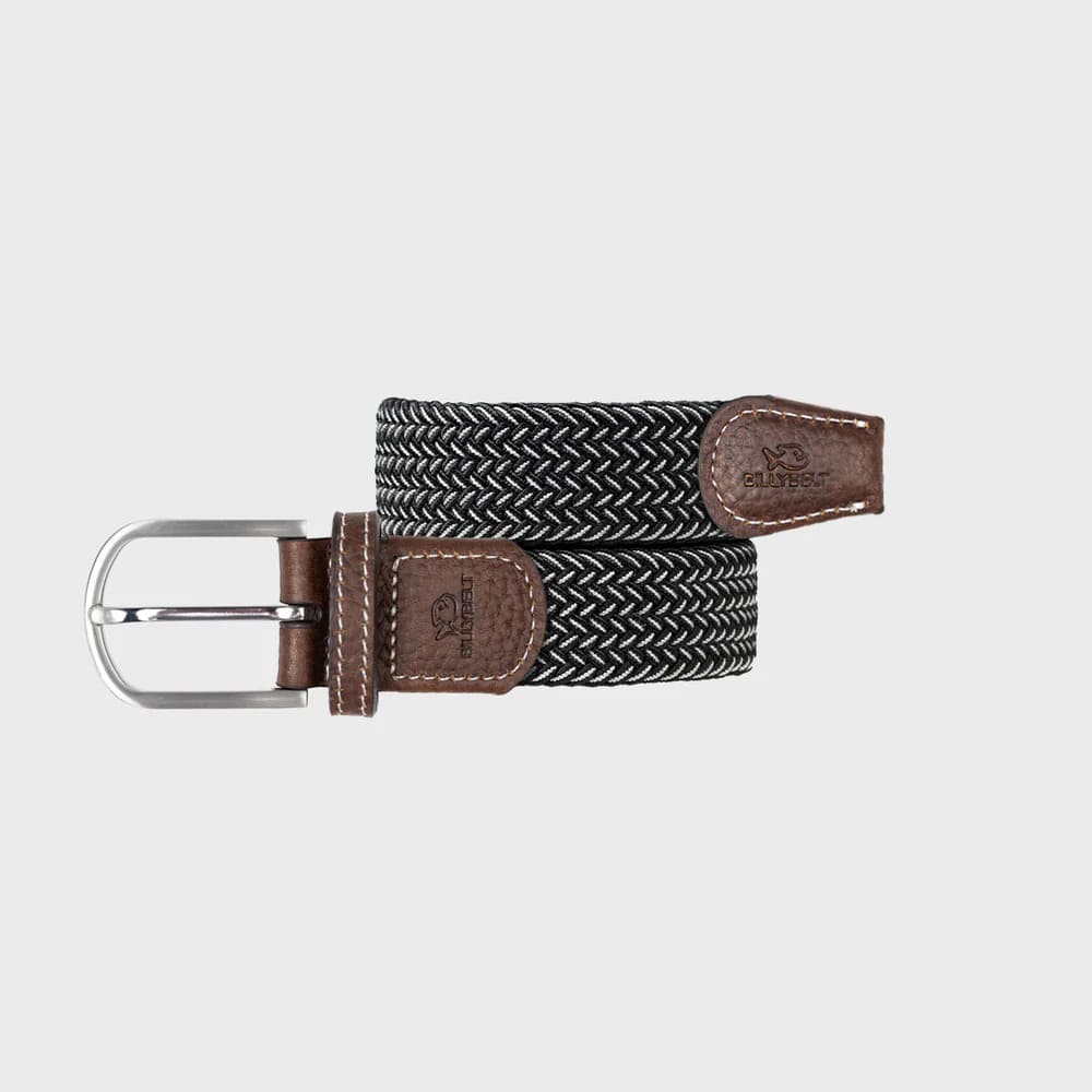 Ceinture tressée en cuir de la marque Billy Belt, très élégante, selon votre humeur du moment. Coloris Vienne.