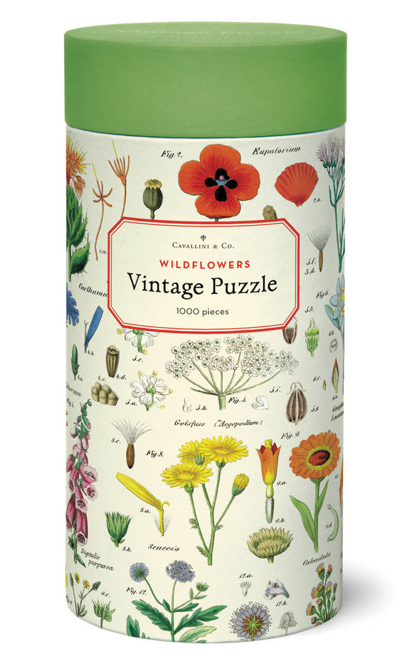 Puzzle vintage - Fleurs sauvages
