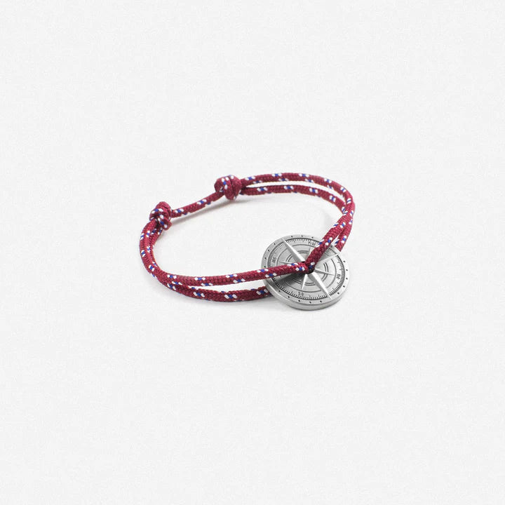 Bracelet Acier Inoxydable Doré Avec Charme Rose Des Vents - Neuf Avec étiquettes, Bijou Fantaisie Chic