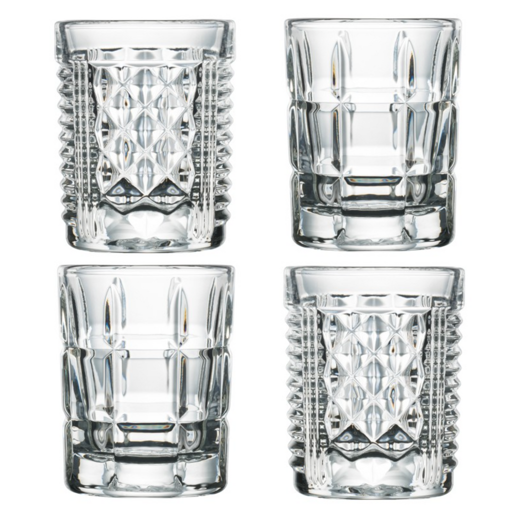 Coffret de 4 verres à shooter