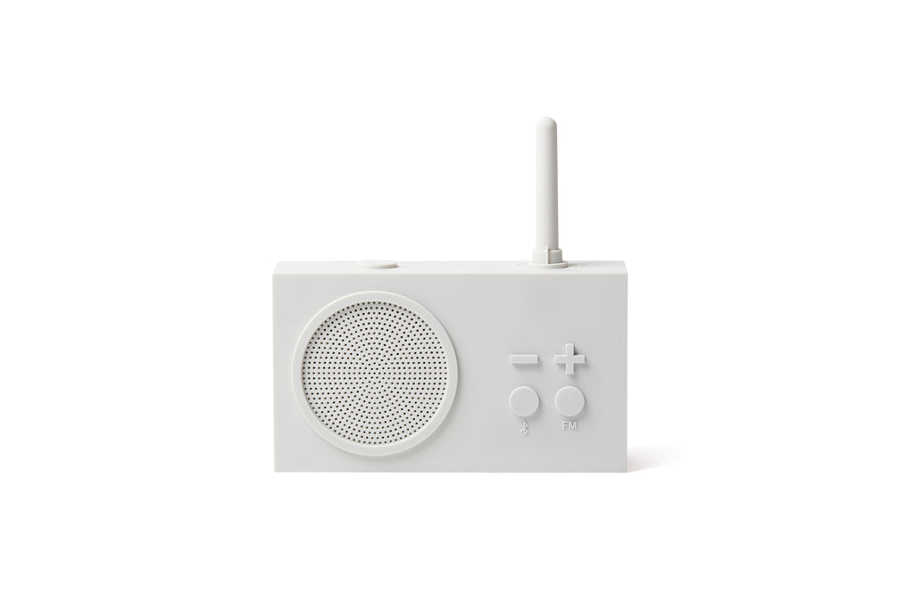 radio enceinte, look rétro, waterproof, blanc