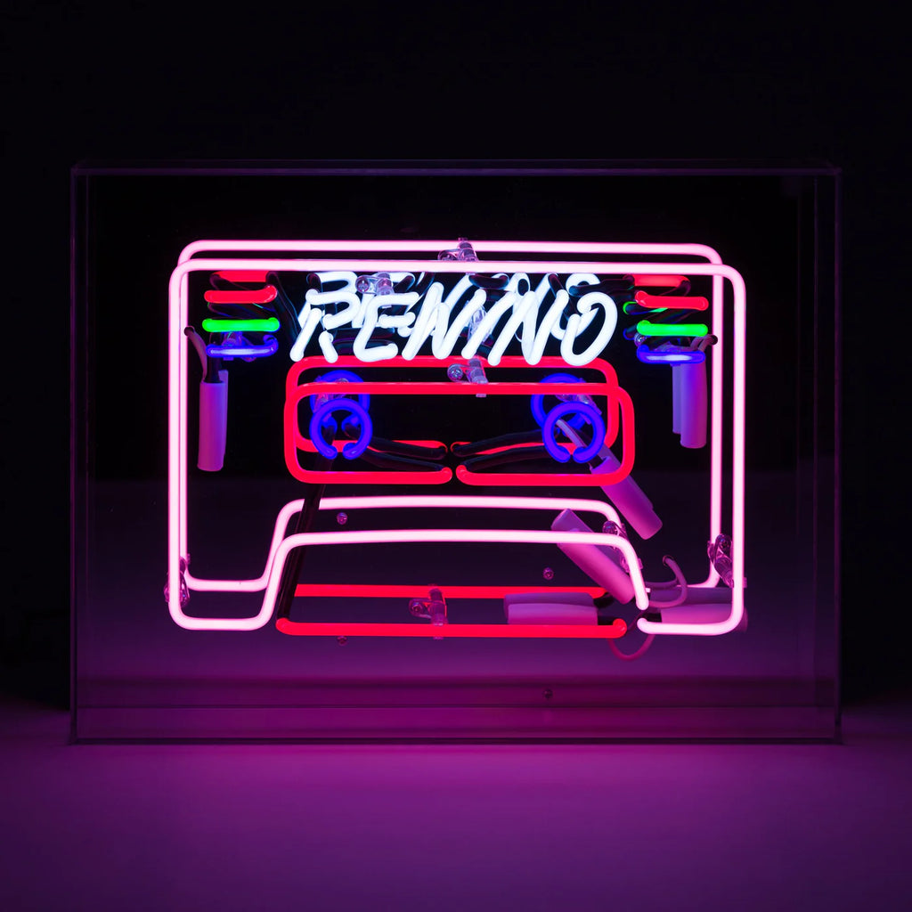 Box néon rewind